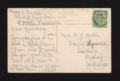 Postcard from Maud Emsley, Women's Army Auxiliary Corps, to her grandmother, July 1917