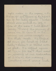 Letter from Maud Emsley to her parents from France, Easter 1918