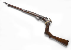 Converted Lee Enfield Mk I .303 inch bolt action rifle, 1916 (c)