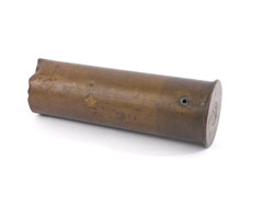 18-pounder shell case fired during the Easter Rising, 1916