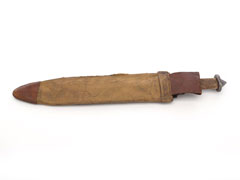 Trench knife scabbard, Royal Welsh Fusiliers, 1916 (c)