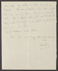 Letter from Captain Alexander Wallace to his fiancee Ethel, 22 May 1916