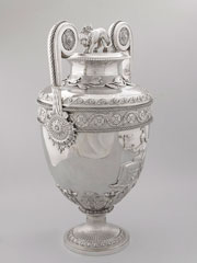 Lloyd's Patriotic Fund vase, 1807-1808, awarded to Major John Hamill, Royal Regiment of Malta, for service at the Battle of Maida, 1806