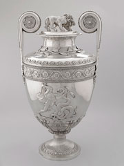 Lloyd's Patriotic Fund vase, 1807-1808, awarded to Major John Hamill, Royal Regiment of Malta, for service at the Battle of Maida, 1806