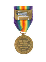 Allied Victory Medal 1914-19 with oakleaf, awarded to Captain Newton Williams