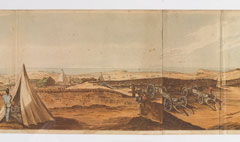 A panoramic view of Alexandria, Egypt, 1801