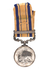 South Africa Medal for Zulu and Basuto Wars 1877-79, with clasp, '1879', Captain H R Gough, 5th Battalion Natal Native Infantry