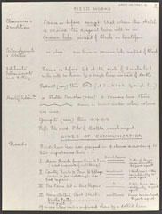 Manuscript aide-memoire of symbols to be used when drawing military maps, possibly associated with a Staff College Course, 1891 (c)