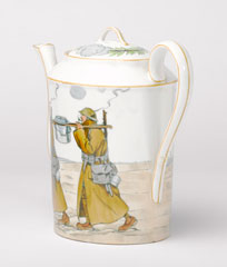 Coffee pot with lid, 'La Grande Guerre', 1919 (c)