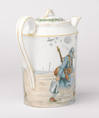 Coffee pot with lid, 'La Grande Guerre', 1919 (c)