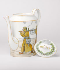 Coffee pot with lid, 'La Grande Guerre', 1919 (c)