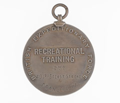 Prize medal for swimming, 1917