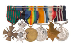 Medals awarded to Muriel Thompson, First Aid Nursing Yeomanry, 1915-1918