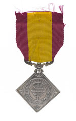 Army Temperance Association Medal, India, three years of abstinence, Colour Sergeant J H, Royal Munster Fusiliers, 1890 (c)