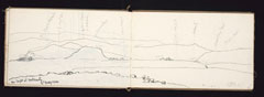 Sketch book of topographical studies, Lieutenant Colonel (later Brigadier General) George Arthur Mills, commander, 1st Battalion, Royal Dublin Fusiliers, Boer War (1899-1902)
