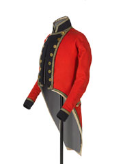 Coatee, undress uniform, Ensign Henry Clinton, 1st Regiment of Foot Guards, 1790 (c)