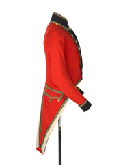 Coatee, undress uniform, Ensign Henry Clinton, 1st Regiment of Foot Guards, 1790 (c)