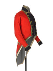 Coatee, undress uniform, Ensign Henry Clinton, 1st Regiment of Foot Guards, 1790 (c)