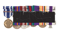 Military Cross medal group awarded to Corporal Mark Ward, Mercian Regiment, 2011