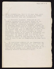 Typescript translation of the 'Fuhrer Befehl', Hitler's 'Commando Order', 18 October 1942