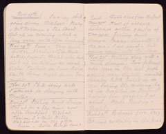 Pocket diary kept by Brevet Major Percy Ingpen, 1/8th Duke of Cambridge's Own (Middlesex Regiment), 28 June 1917 to 2 January 1918
