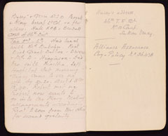 Pocket diary kept by Brevet Major Percy Ingpen, 1/8th Duke of Cambridge's Own (Middlesex Regiment), 28 June 1917 to 2 January 1918