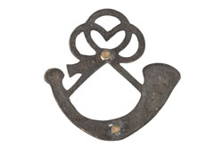 Pouch badge, Darjeeling Volunteer Rifle Corps, 1874-1881