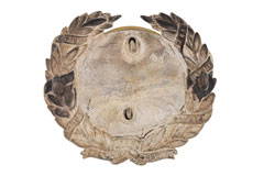 Helmet badge, East Indian Railway Volunteer Rifle Corps, 1869-1901