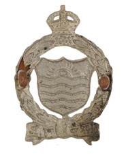 Collar badge, 1st Punjab Volunteer Rifle Corps, 1901-1917