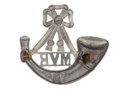 Cap badge, Mussoorie Volunteer Rifles, 1871-1925