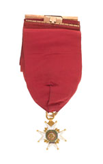 Neck badge, Knight Companion of the Bath, Lieutenant-Colonel Sir Maxwell Grant, 42nd (Royal Highland) Regiment of Foot
