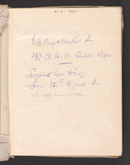 Diary, Major Walter Greville Bagot-Chester, 3rd Queen Alexandra's Own Gurkha Rifles, August-December 1914