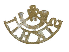 Shoulder title, Sikh Light Infantry, 1944-1947