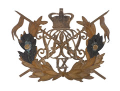 Pouch badge, 11th Regiment of Bengal Cavalry (Lancers), 1864-1876