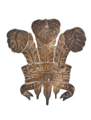 Belt ornament, 11th (The Prince of Wales's Own) Regiment of Bengal Lancers, post 1876