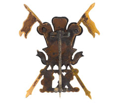Pugri badge, 11th (Prince of Wales's Own) Regiment of Bengal Lancers, 1876-1922