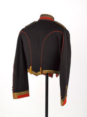 Mess jacket, Major (later Colonel) J A G Lynn, 13th Duke of Connaught's Own Lancers, 1931 (c)