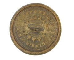 Button, other ranks, 4th Bengal European Regiment, 1855-1861
