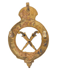 Cap badge, officer, Malay State Guides, 1896-1901