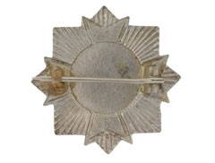 Collar badge, Rangoon Volunteer Rifles, 1877-1937