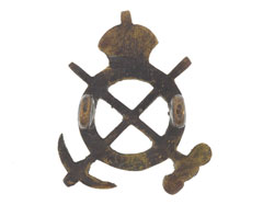 Collar badge, Kolar Gold Fields Battalion, 1917-1947