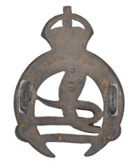Collar badge, Chota Nagpur Regiment, 1917-1947