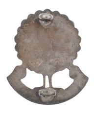 Collar badge, Burma Rifles, 1922-1942