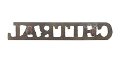 Shoulder title, Chitral Scouts, 1903