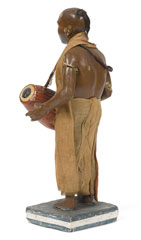 'Tom Tom Wallah, Street Musician', terracotta figurine, India, 1880 (c)