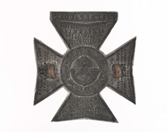 Busby badge, King's Royal Rifle Corps, 1914 (c)