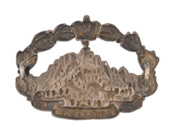 Collar badge, officer, 3rd Bengal Native Infantry, 1885-1901