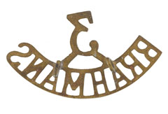 Shoulder title, 3rd Brahmans, 1901-1922