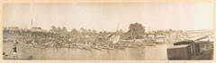 'Ashar Creek - Basrah: (from Dockyard) - All the small boats are "bellums"', Mesopotamia, 1916 (c)