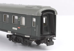 Model railway second class carriage, British Military Train, Berlin, 1983